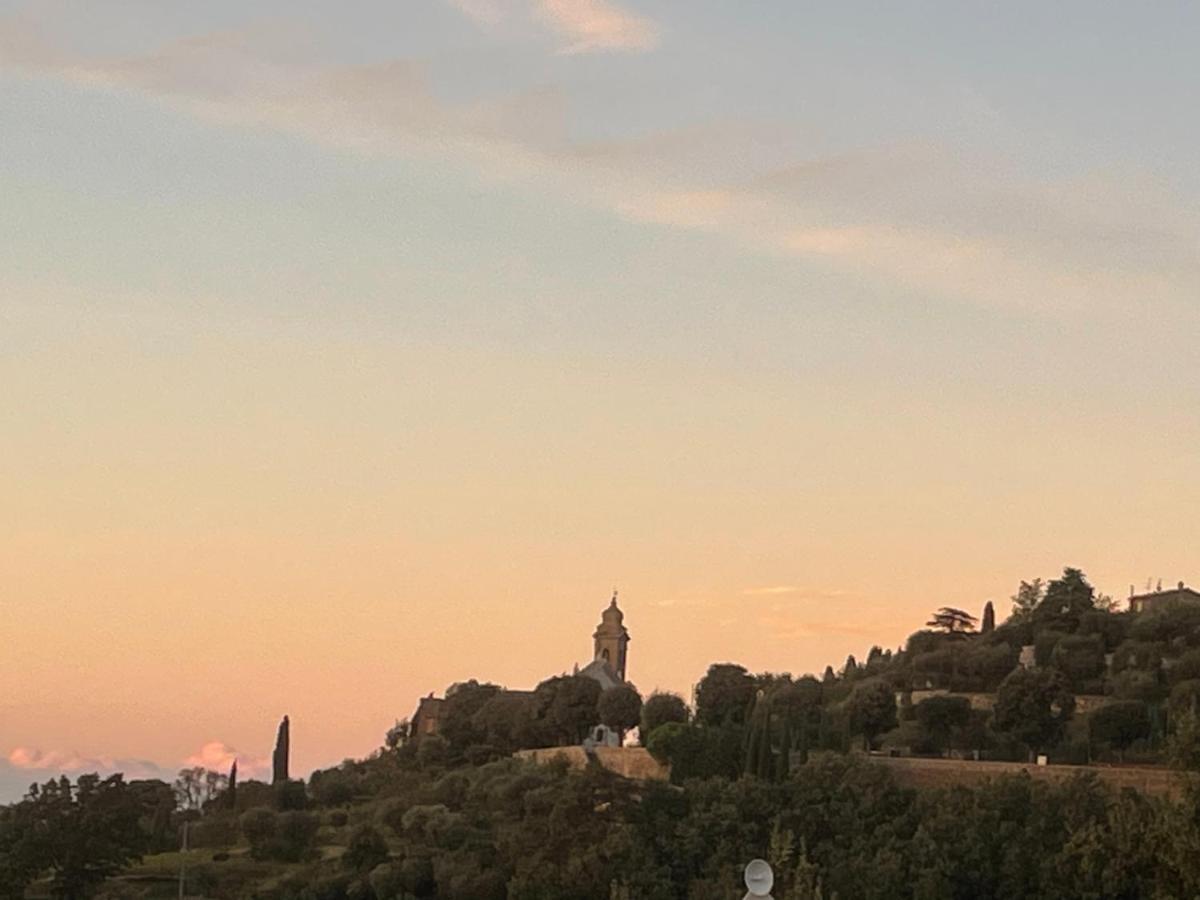 Il Tramonto Lejlighed Montalcino Eksteriør billede